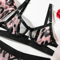 Sexy Leopard Print Lingerie Set R0092A - SWEETKAMA