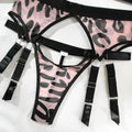 Sexy Leopard Print Lingerie Set R0092A - SWEETKAMA