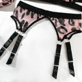 Sexy Leopard Print Lingerie Set R0092A - SWEETKAMA
