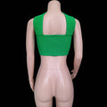 Sexy Solid Color Knit Halter Bandeau Top LH0569 - SWEETKAMA