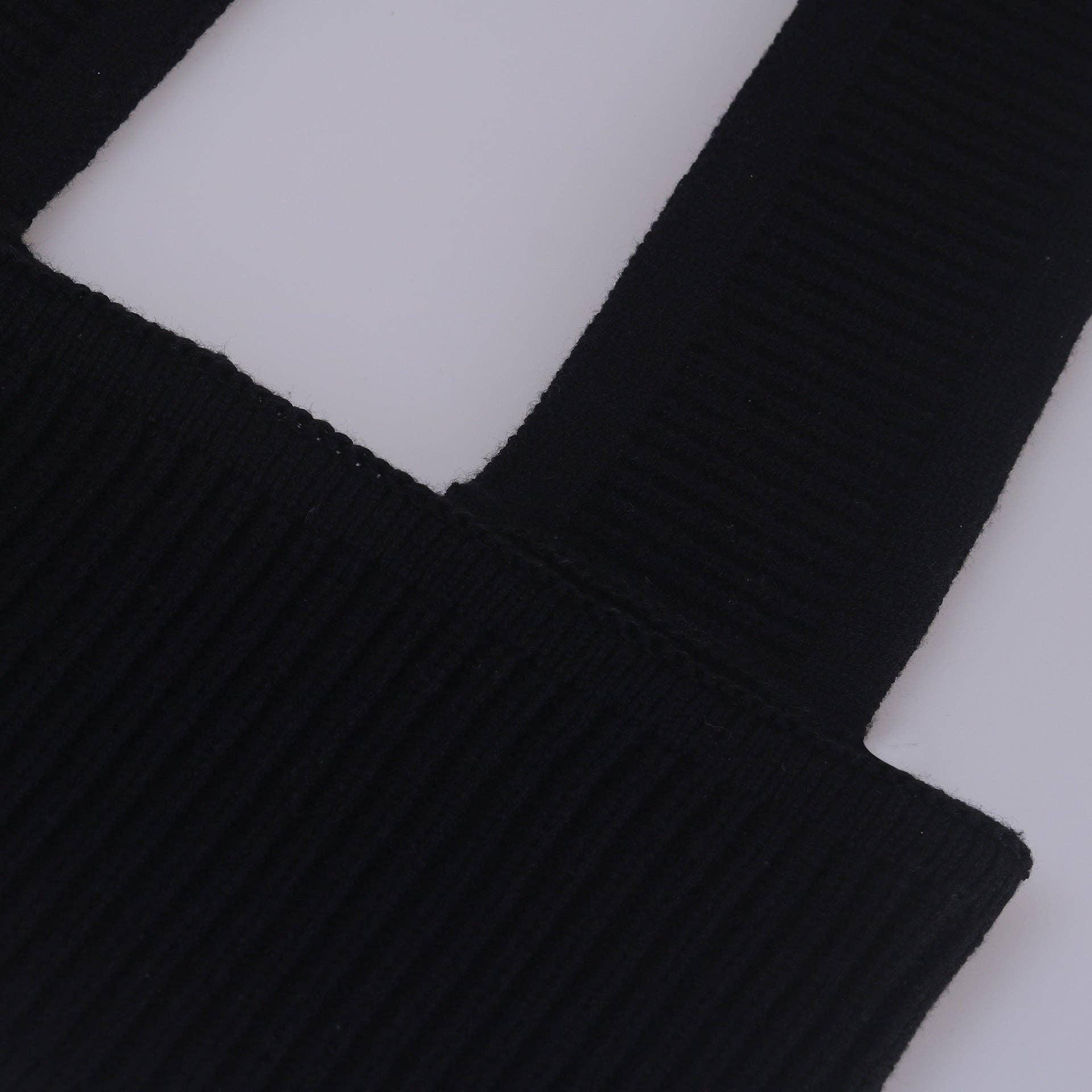 Sexy Solid Color Knit Halter Bandeau Top LH0569 - SWEETKAMA