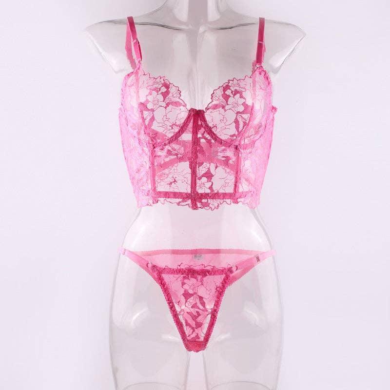 Sexy Solid Color Lingerie Set R0047A - SWEETKAMA