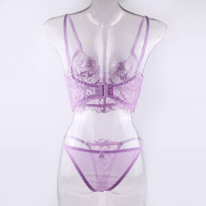 Sexy Solid Color Lingerie Set R0047A - SWEETKAMA