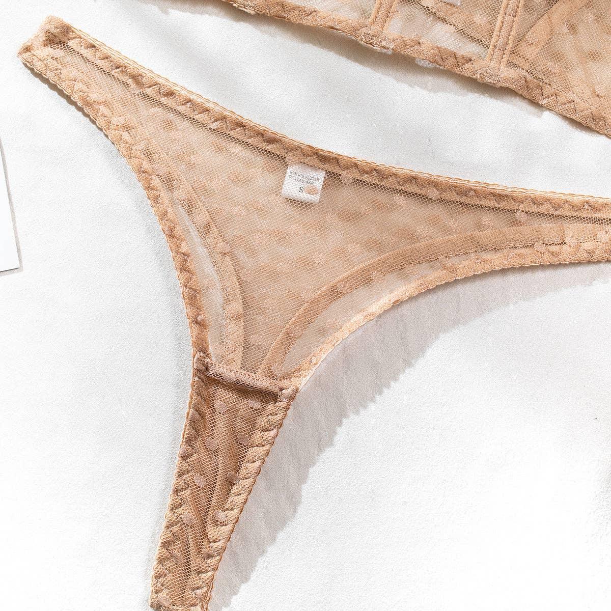 Sexy Solid Color Lingerie Set R0081A - SWEETKAMA