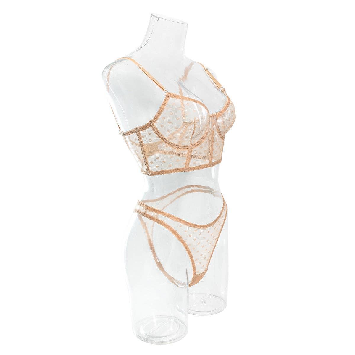 Sexy Solid Color Lingerie Set R0081A - SWEETKAMA
