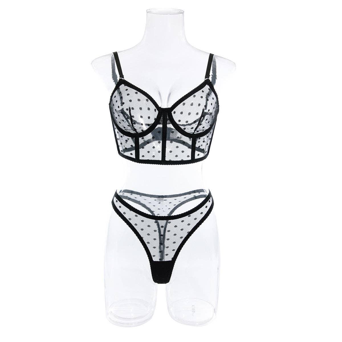 Sexy Solid Color Lingerie Set R0081A - SWEETKAMA