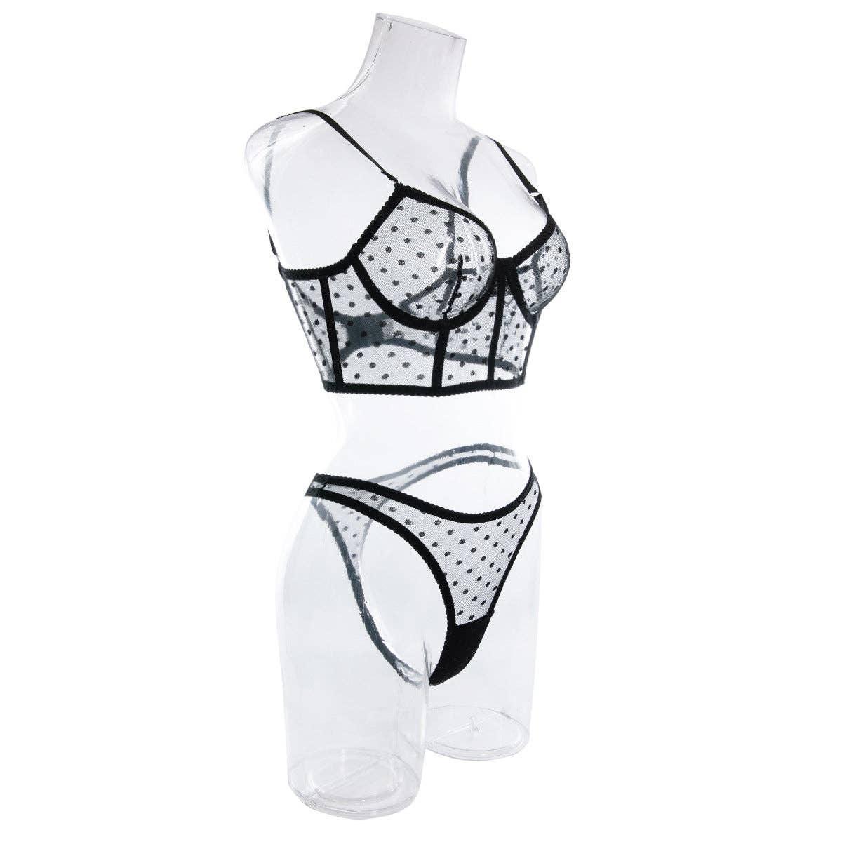 Sexy Solid Color Lingerie Set R0081A - SWEETKAMA