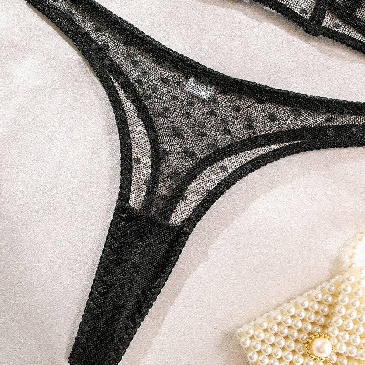 Sexy Solid Color Lingerie Set R0081A - SWEETKAMA