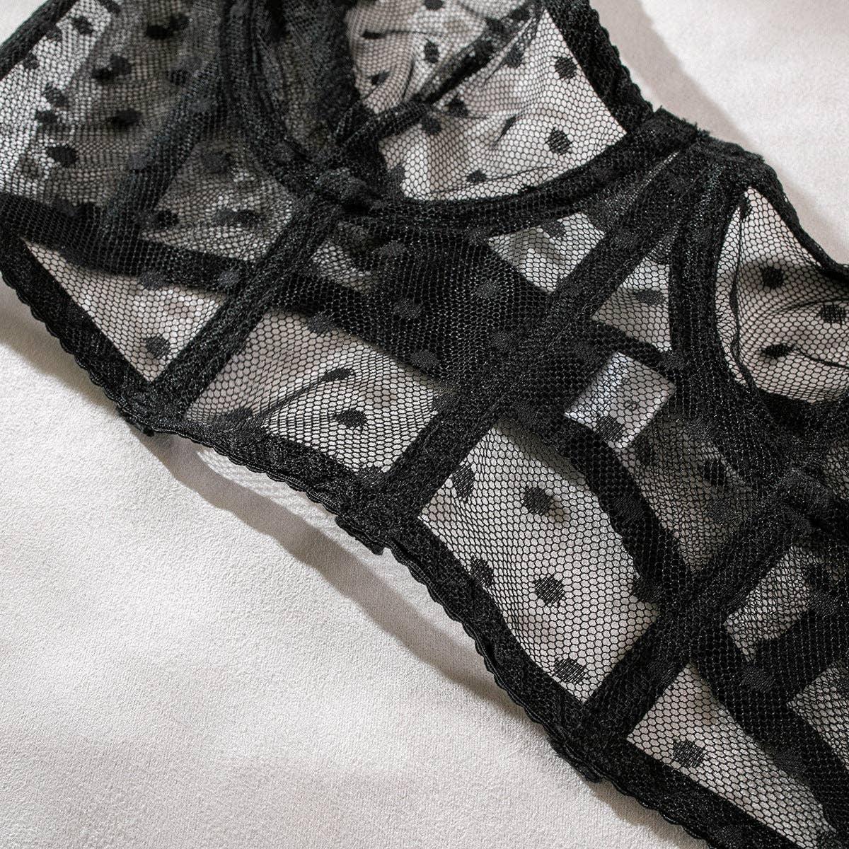 Sexy Solid Color Lingerie Set R0081A - SWEETKAMA