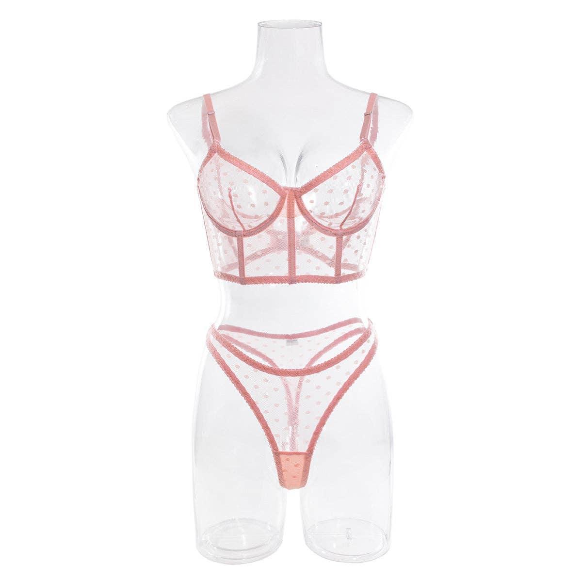 Sexy Solid Color Lingerie Set R0081A - SWEETKAMA