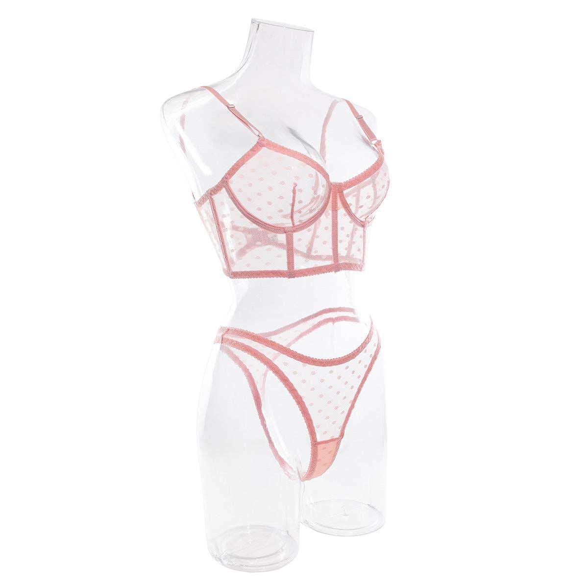 Sexy Solid Color Lingerie Set R0081A - SWEETKAMA