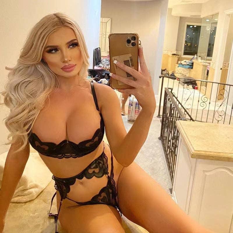 Sexy Solid Color Lingerie Set R0666A - SWEETKAMA