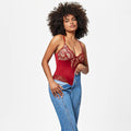 Sexy Solid Color Teddy Lace Lingerie Bodysuit 32524 - SWEETKAMA