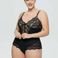 Sexy Solid Color Teddy Lace Lingerie Bodysuit 32524 - SWEETKAMA