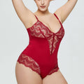 Sexy Solid Color Teddy Lace Lingerie Bodysuit 32524 - SWEETKAMA