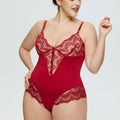 Sexy Solid Color Teddy Lace Lingerie Bodysuit 32524 - SWEETKAMA