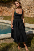 Sleeveless Solid Color Ladies Daily Dress 25521 - SWEETKAMA