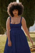Sleeveless Solid Color Ladies Daily Dress 25521 - SWEETKAMA