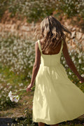 Sleeveless Solid Color Ladies Daily Dress 25521 - SWEETKAMA