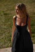 Sleeveless Solid Color Ladies Daily Dress 25521 - SWEETKAMA