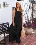 Sleeveless Solid Color Ladies Daily Jumpsuit 23313 - SWEETKAMA