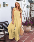 Sleeveless Solid Color Ladies Daily Jumpsuit 23313 - SWEETKAMA