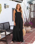 Sleeveless Solid Color Ladies Daily Jumpsuit 23313 - SWEETKAMA