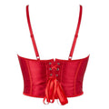 Solid Color Backless Shoulder Straps Corset 853 - SWEETKAMA