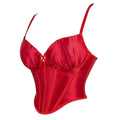 Solid Color Backless Shoulder Straps Corset 853 - SWEETKAMA