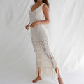 Solid Color Bikini Swimwear Cover Up Dress HL7377 - SWEETKAMA