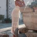 Solid Color Bikini Swimwear Cover Up Dress HL7377 - SWEETKAMA