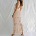 Solid Color Bikini Swimwear Cover Up Dress HL7377 - SWEETKAMA