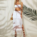 Solid Color Bikini Swimwear Cover Up Set HL5870 - SWEETKAMA