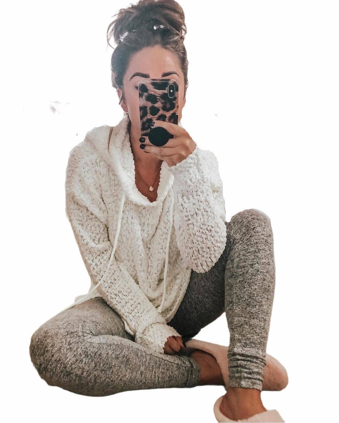 Solid Color Long Sleeves Hollow Out Sweater T2053 - SWEETKAMA