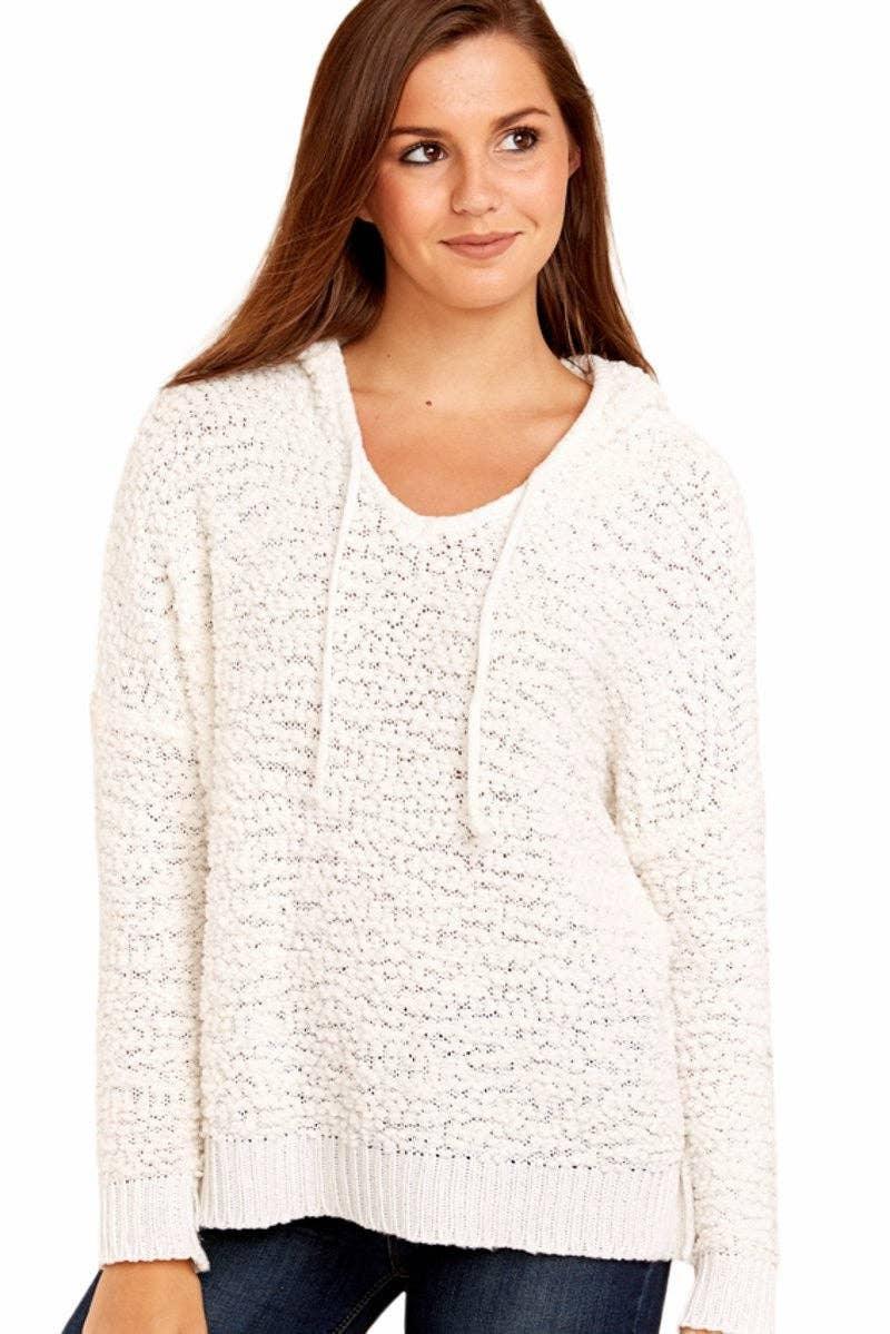 Solid Color Long Sleeves Hollow Out Sweater T2053 - SWEETKAMA