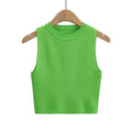 Solid Color Round Neck Close-Fit Daily Knit Top C83614-CL1 - SWEETKAMA