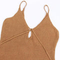 Solid Color Tassels Bikini Swimwear Cover Up Dress HL9771 - SWEETKAMA