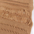 Solid Color Tassels Bikini Swimwear Cover Up Dress HL9771 - SWEETKAMA