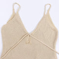 Solid Color Tassels Bikini Swimwear Cover Up Dress HL9771 - SWEETKAMA
