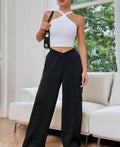 Solid Color Trendy Loose Style Wide-Leg Pants 822 - SWEETKAMA