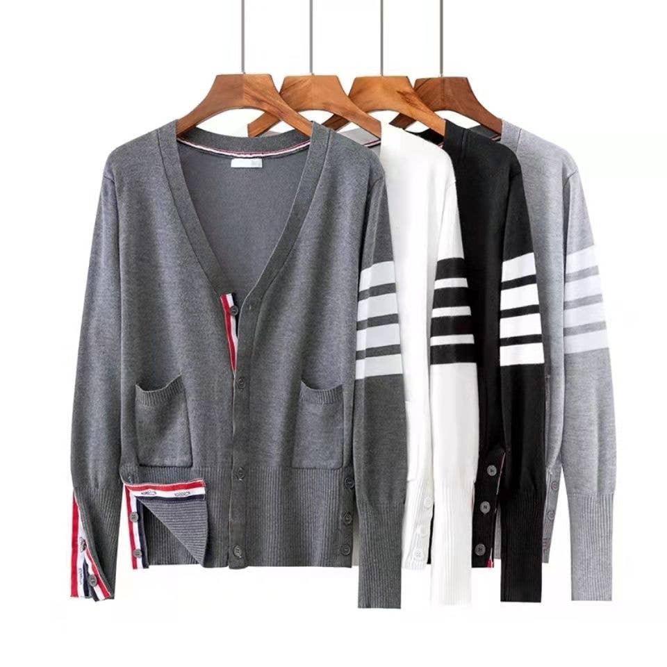Solid Color V-Neck Women Daily Cardigan 3053-CL1 - SWEETKAMA