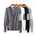 Solid Color V-Neck Women Daily Cardigan 3053-CL1 - SWEETKAMA