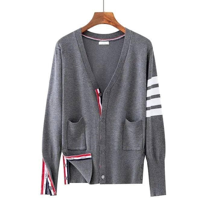 Solid Color V-Neck Women Daily Cardigan 3053-CL1 - SWEETKAMA