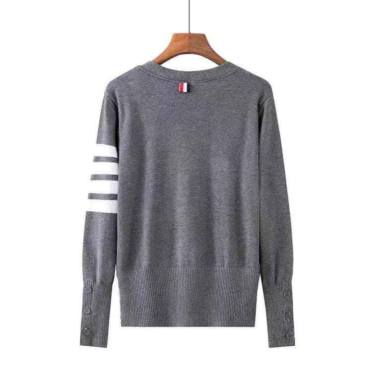 Solid Color V-Neck Women Daily Cardigan 3053-CL1 - SWEETKAMA