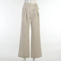 Solid High Waist Loose Sports Women Daily Pants CC21172PF - SWEETKAMA