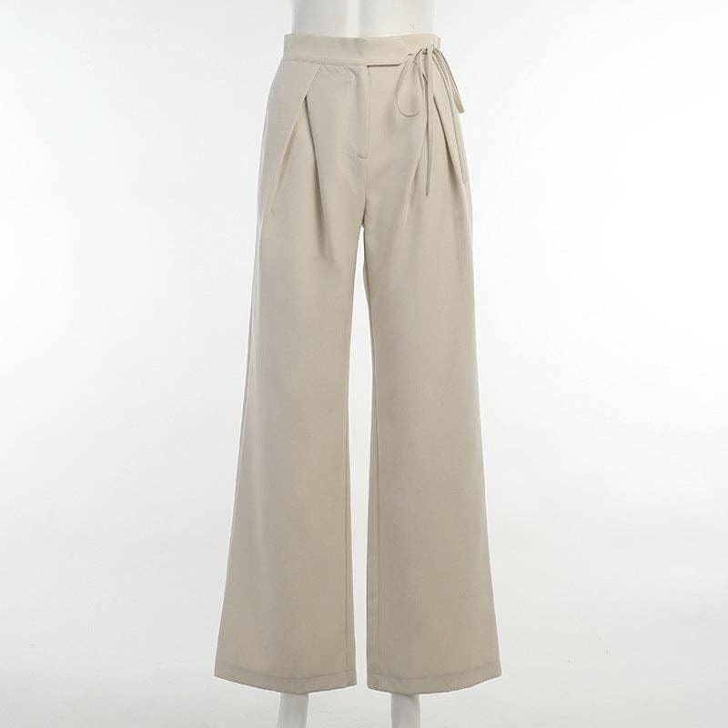 Solid High Waist Loose Sports Women Daily Pants CC21172PF - SWEETKAMA
