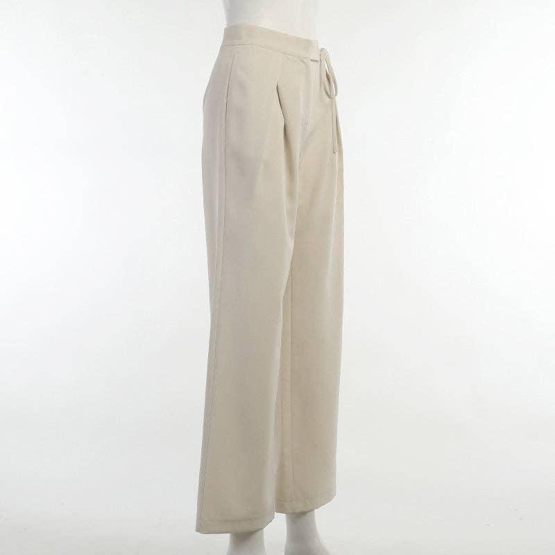 Solid High Waist Loose Sports Women Daily Pants CC21172PF - SWEETKAMA
