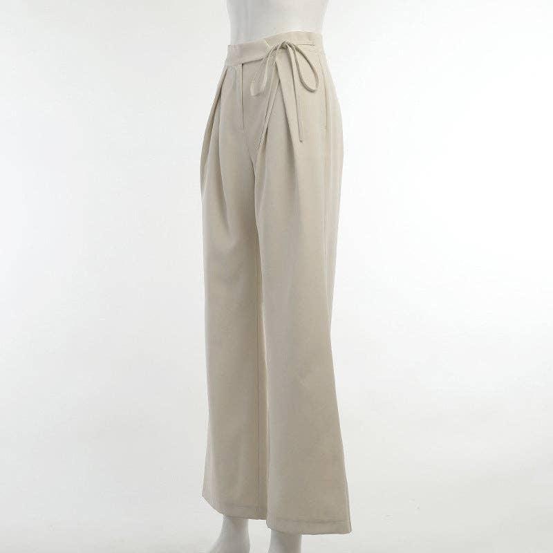 Solid High Waist Loose Sports Women Daily Pants CC21172PF - SWEETKAMA