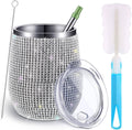 Sparkle Rhinestone Water Bottle 12oz FKWB02 - SWEETKAMA