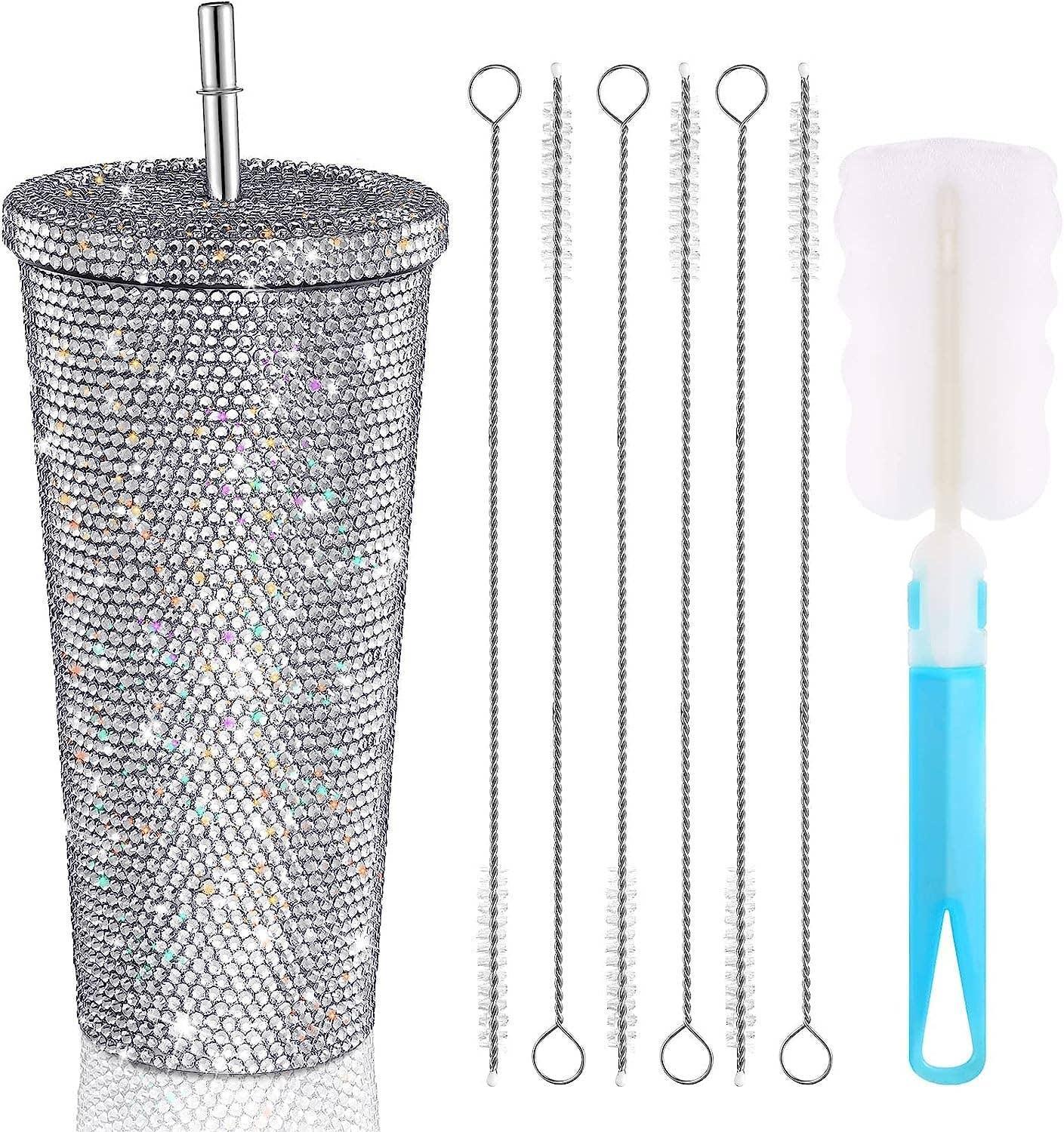 Sparkle Rhinestone Water Bottle 17oz FKWB0628 - SWEETKAMA